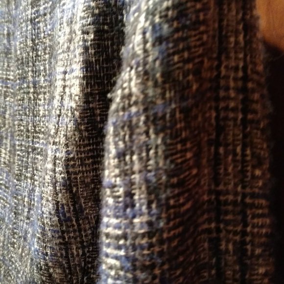 HILTON HOLLIS Button Front Tweed Coat Blazer 0 - Picture 5 of 8